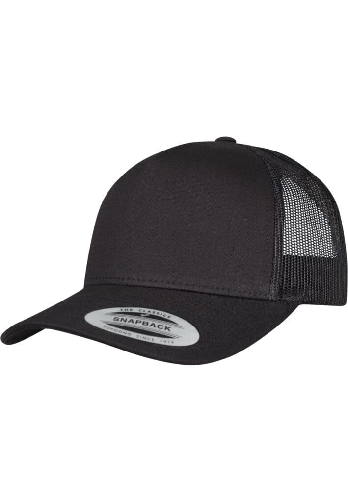 Trucker Snapback Lippis Musta