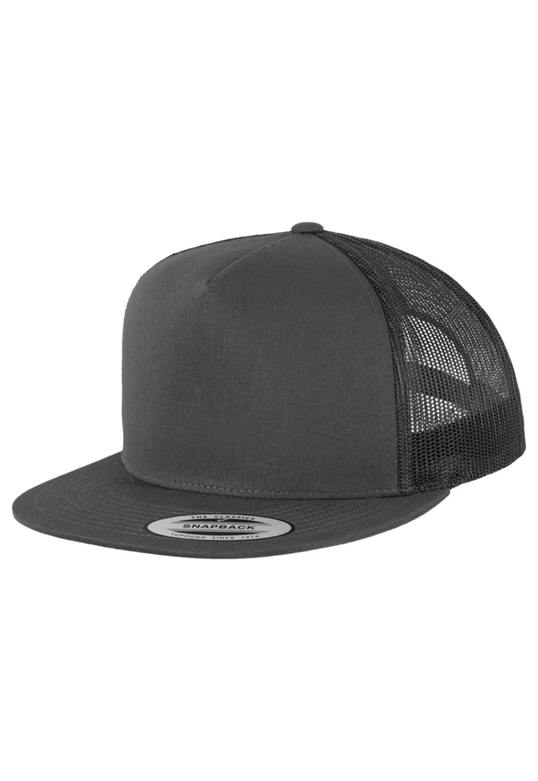 Classic Trucker Snapback Lippis Harmaa